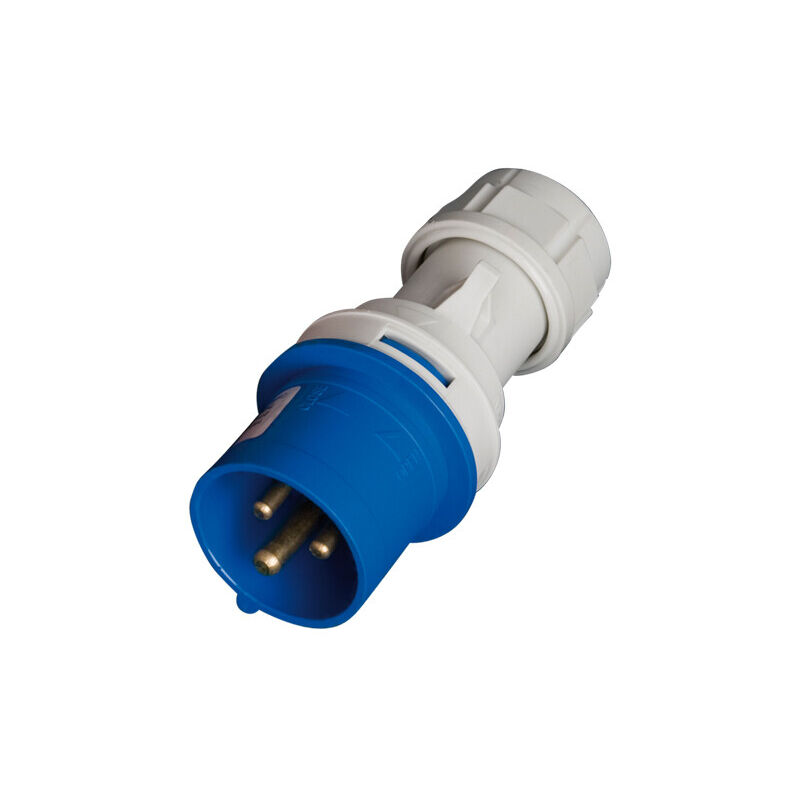 

Clavija aérea cetac 3P azul (2P + T) 16A IP44 220-240V ( 2300332) - GSC