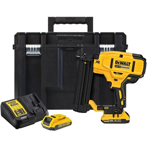 Clavadora de acabado DEWALT 18V 2.0Ah - 2 baterías + cargador + maletín - DCN680D2