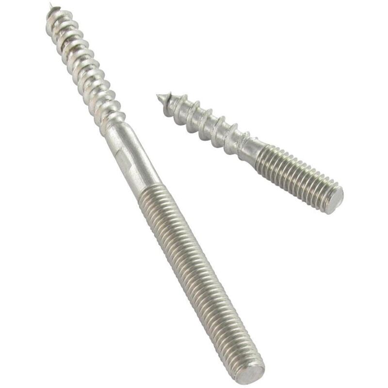 Vis métaux Sans tête six pans creux (sthc) Clé de 4 HC4 M8X20 Bout cuvette Bichromaté-10 pièces