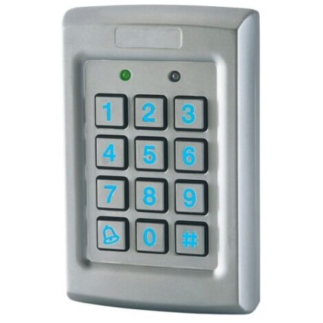 Clavier à code filaire rétro-éclairé en acier inox DIGYELITE- King Gates - 2 sorties - IP67, 12-24V AC/DC