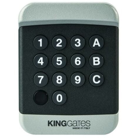 Clavier à code king gates digy pad - digicode remplace novo digy - radio sans fil, 433.92 mhz