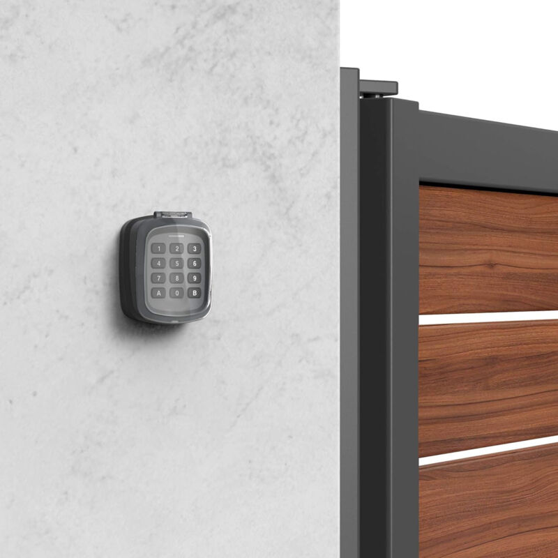 Roleader - Clavier à Code - Pilote Les Motorisations Avidsen, Portée Radio : 80m Champ Libre, Clavier à 12 Touches, Garantie 2 Ans, Couleur : Gris,