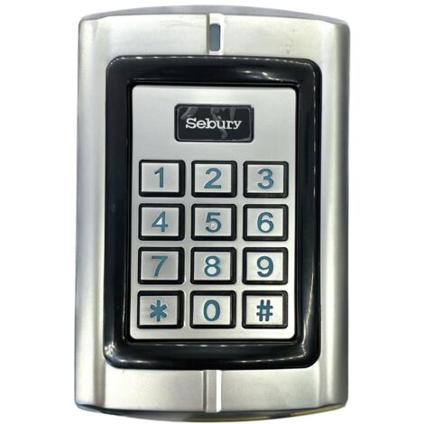 Clavier à codes filaire 2 canaux – Tension 12-18V CA / 12-24V CC – Protection IP65 – Fonction anti-démolition – Proteco