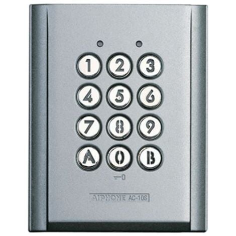 Clavier AIPHONE AC10S saillie 100 codes et 2 relais