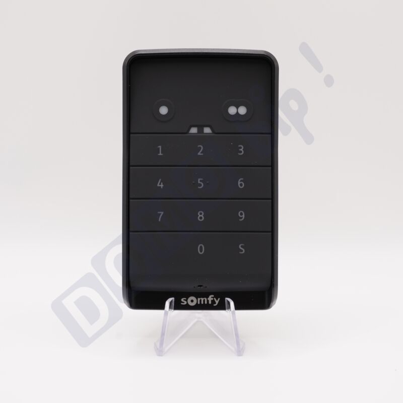 Clavier à Code Somfy 2 rts 1870916 - Sécurité et Contrôle pour Portails et Portes de Garage - Technologie rts - IP55 - 2 canaux - Fréquence 433,42 MHz