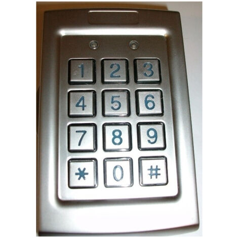 Clavier Codé Digicode Antivandale Retroéclairé