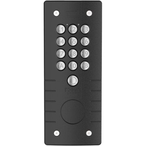Clavier Connecte 2F A54 Zamac Anthracite - URMET 16074003