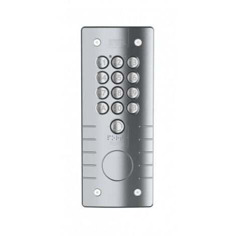 Clavier connecte 2f a54 zamac gris URMET 16074002