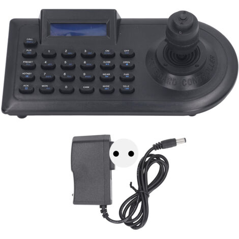Clavier de caméra PTZ analogique LCD, avec Joystick 4D, contrôleur de dôme de vitesse pour Linux, prise ue 100-240V