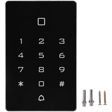 Clavier de contrôle d'accès étanche de plusieurs manières, 2000 utilisateurs maximum, porte d'entrée haute durabilité