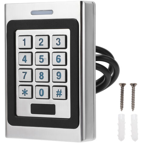 Clavier de contrôle d'accès IP67, étanche à la poussière, carte de mot de passe ouverte, entrée sans clé, 125KHz