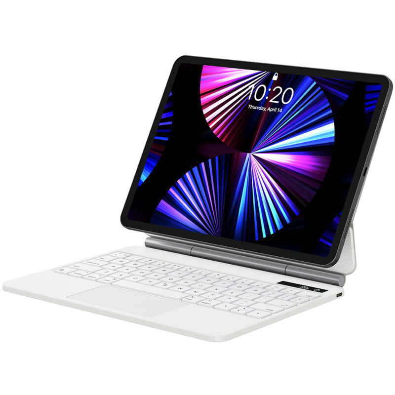 Clavier et pavé tactile pour iPad Pro 12.9'' + étui magnétique Brilliance - blanc