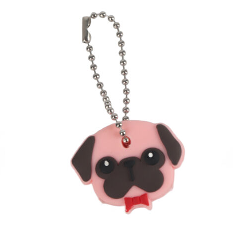 Clavier Funky pour Chien avec Nœud Papillon Rouge - Couvre-Touches Identifiables