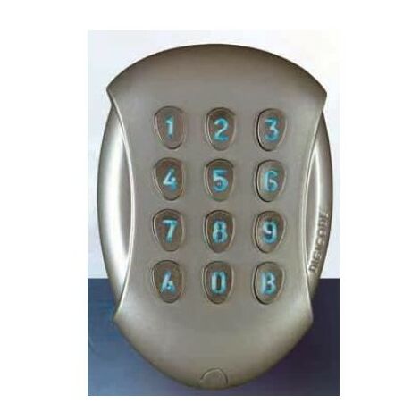 Clavier GALEO seul en alliage d'aluminium CDVI