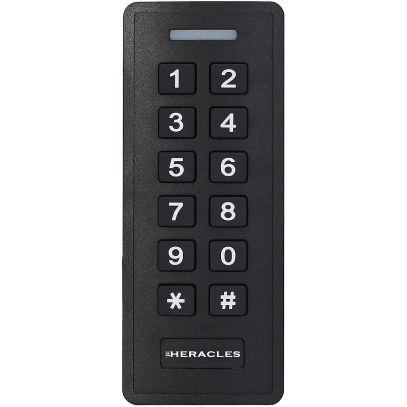 Clavier lecteur autonome étroit abs Mifare heraccess Heracles pca-clep-mf