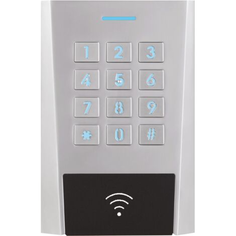 Clavier/Lecteur RFID AXK3 Métal IP64 125 KHz EM 12/24V AC/DC 999u 2R S0