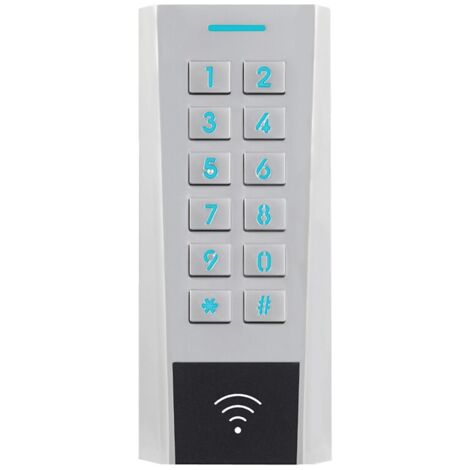 Clavier/Lecteur RFID AXK4 Métal IP66 13.56 MHz MS 12/24V AC/DC 999u 2R C2 Mifare - Izyx