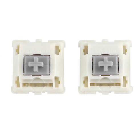 Clavier mécanique à interrupteurs linéaires SP-STAR violet, gris et blanc, 5 broches, 67 g