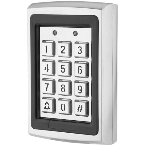 Clavier numérique de contrôleur d'accès de porte de carte RFID avec contrôle de sécurité de rétro-éclairage