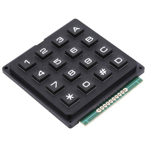 Clavier numérique externe 4x4 avec 16 touches pour modules MCU