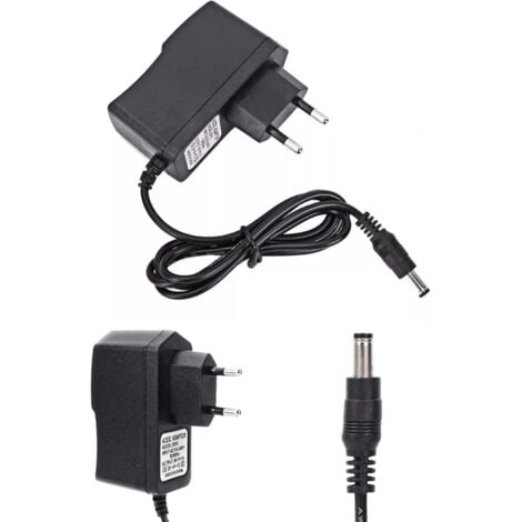 HEYTEA Clavier Piano Alimentation, Alimentation Universelle 9V AC/DC pour Clavier Numérique E-Piano Klavir Clavier Instrument de Musique, 100-240V (EU Plug)