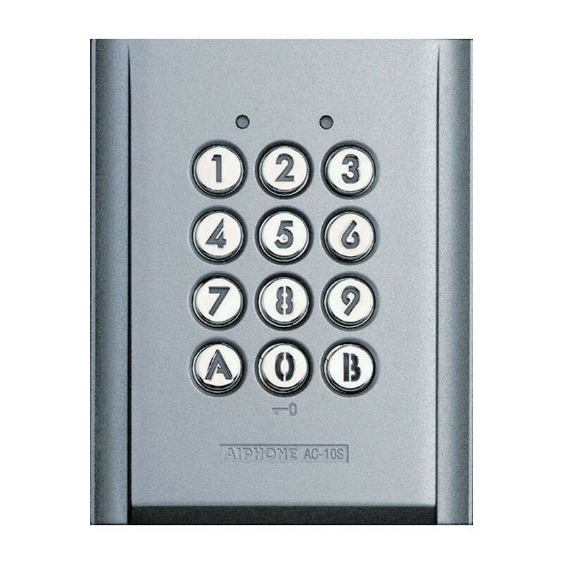 Clavier saillie métal injecté, rétro éclairé, 100 codes & 2 relais (120150)