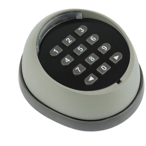 Clavier sans fil métallique à code tournant 433 MHz pour ouvre-porte de garage et contrôle d'accès