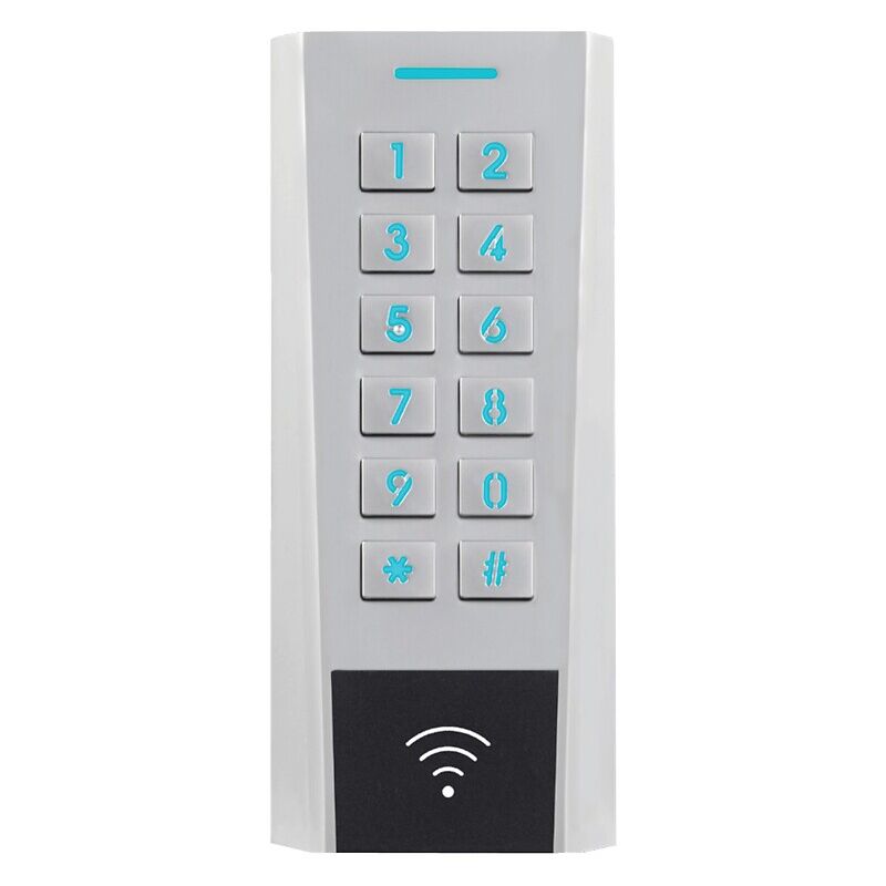 Clavier/Lecteur RFID AXK4 Métal IP66 13.56 MHz MS 12/24V AC/DC 999u 2R C2 Mifare - Izyx