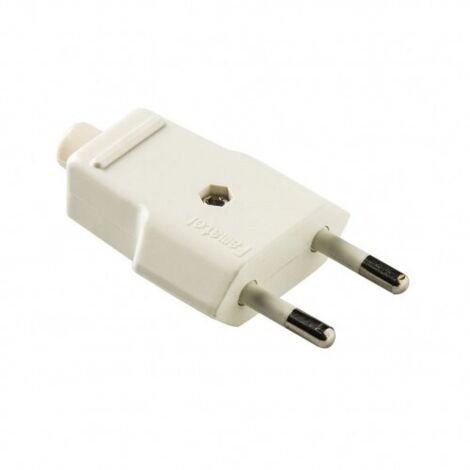 CLAVIJA 10A - 250V BLANCO DUOLEC - EHLIS