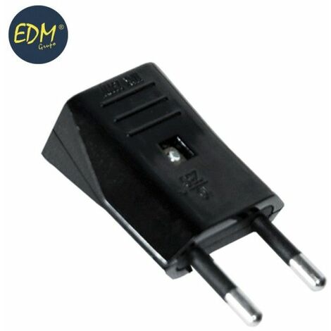 CLAVIJA 10A 250V MEGRA RETRACTILADA EDM