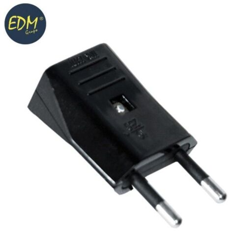 CLAVIJA 10A 250V MEGRA RETRACTILADA EDM