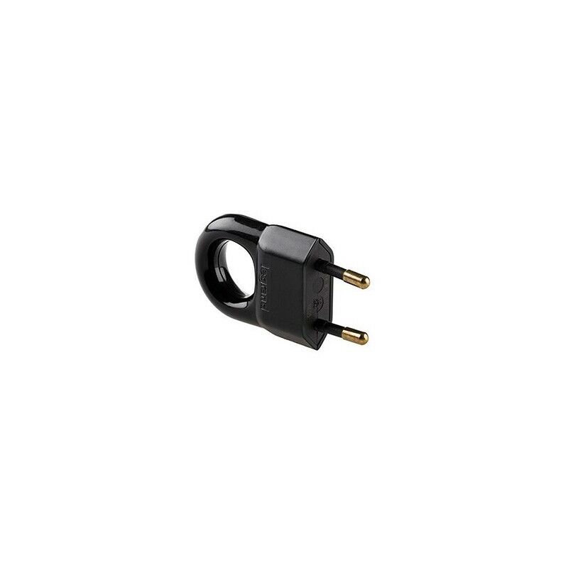 

Enchufe macho con anillo tirador de Legrand | Negro