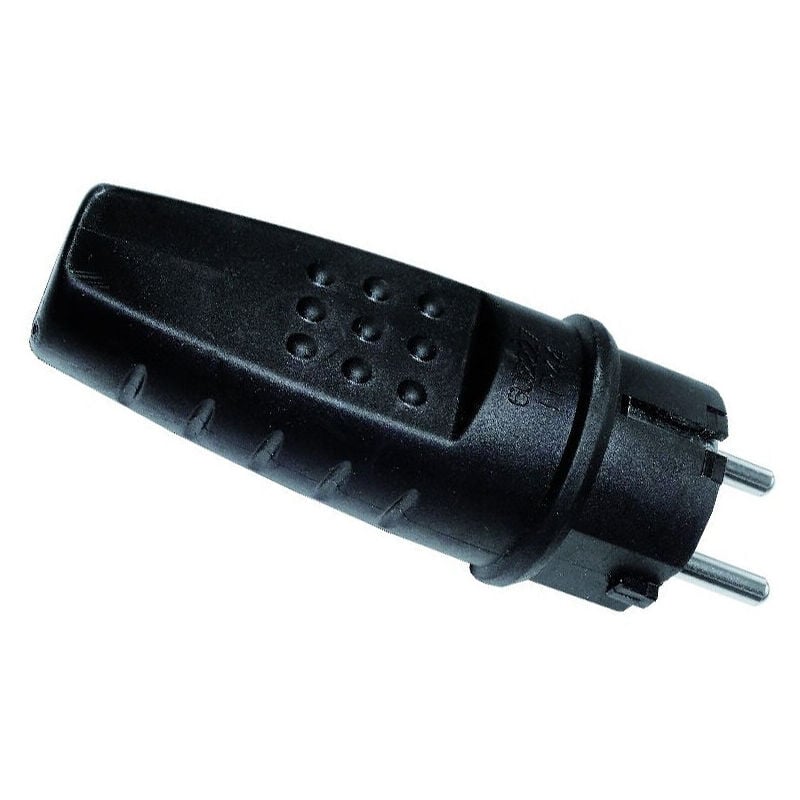 

Fenoplastica - Clavija bipolar con TT lateral y entrada de cable recta (Fenoplástica 164)
