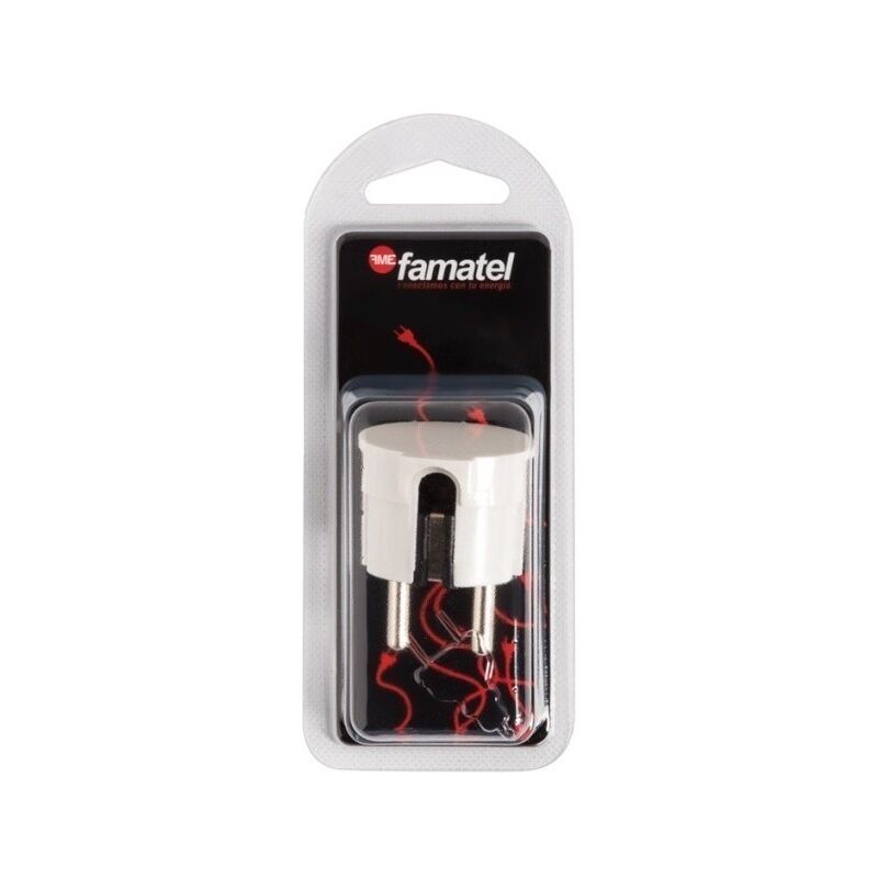 

Clavija Electricidad 4,8Mm/60X147X50 16A-250V Policarbonato Blanco Famat