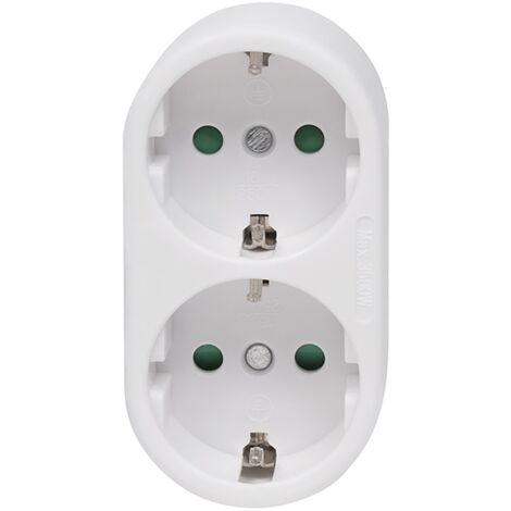 CLAVIJA ADAPTADOR DOB SCHUKO TT FRONT 16A BL - 4,8 MM