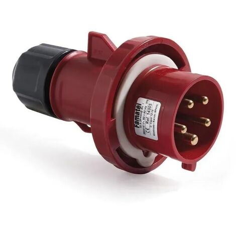 Clavija aérea 3P+T 32A 400V IP67