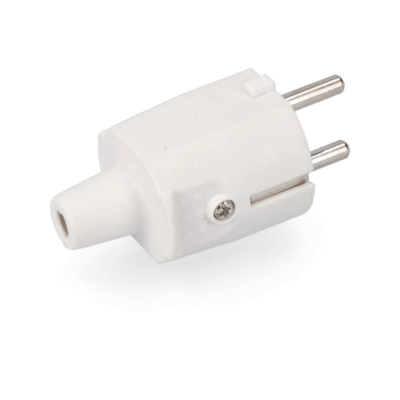

EDM Clavija goma 10/16 a 250 v t/tl ip44 4,8 mm blanca retrac. edm
