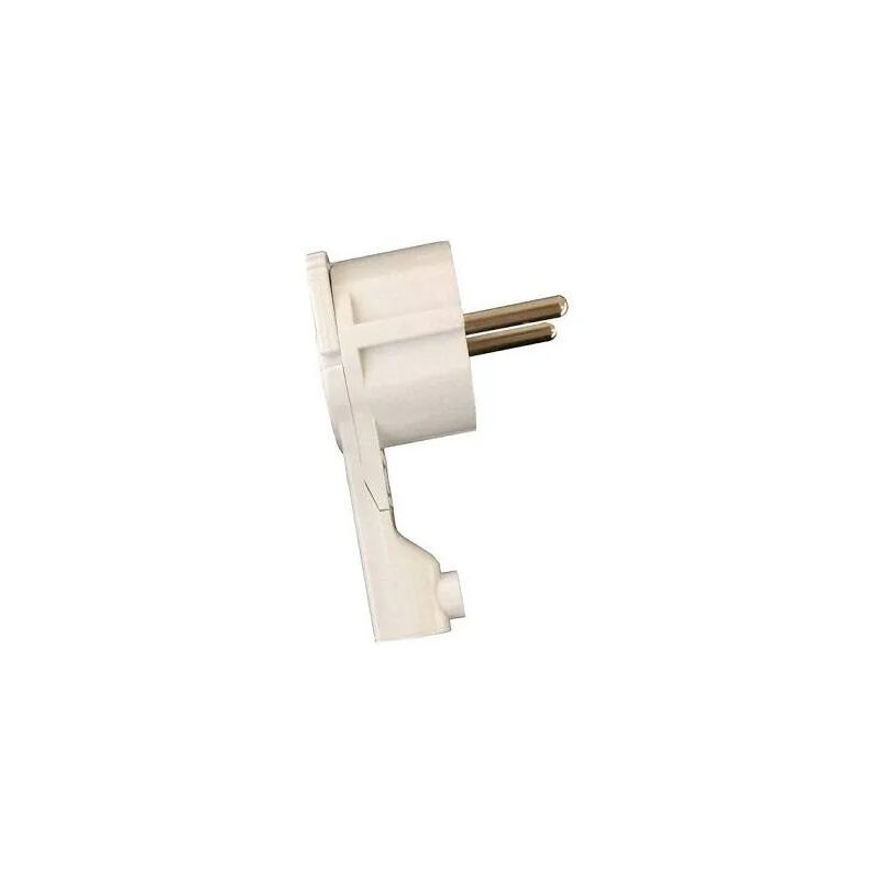 

Tapón macho extraplano en ángulo 2P T 16A Blanco