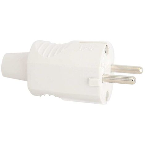 CLAVIJA CAUCHO ONLEX BLANCA 10/16A T/T RETRÃCTIL