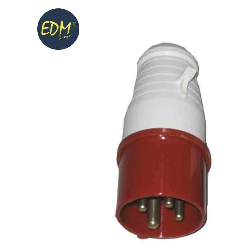 

Edm - Clavija Cetac 3 P+T Roja 16 A Retractilado