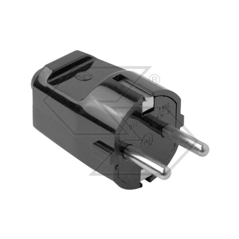clavija de 2 polos + masa 16A 220V SCHUKO