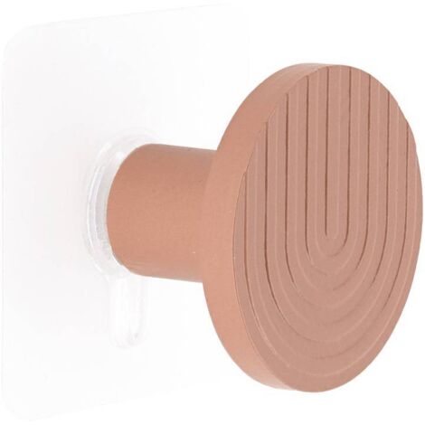 Clavija de bambú madera grabada d 5cm en la etiqueta - capuchino - Tendance