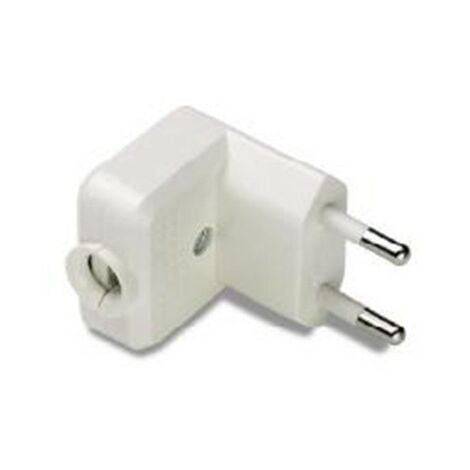 CLAVIJA ELEC 36X53X38 10A-250V LAT. PVC BL FAMAT