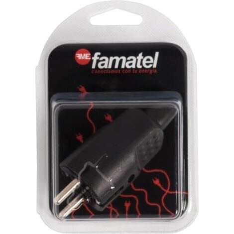 Clavija elec 4,8mm/100x145x55 16a-250v tt goma term ne famat
