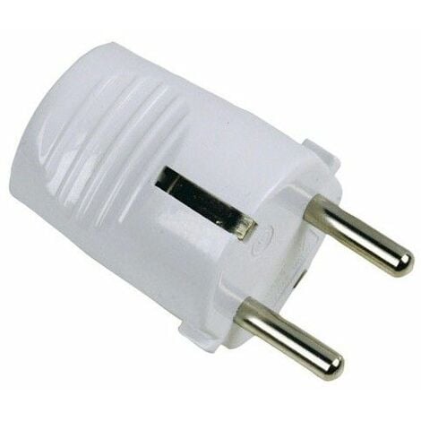 Adaptador Enchufe Tipo E (EU) Cabezal Ancho Con Cable Recto a Enchufe Tipo  G (UK) - efectoLED