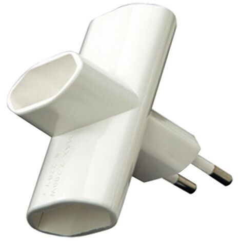 Clavija enchufe triple -