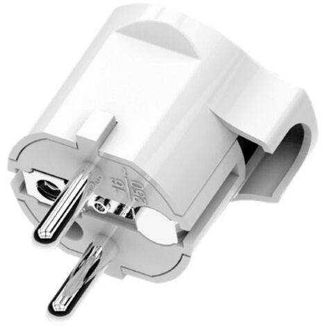 Clavija enchufe ultrafina 4.8mm Blanco