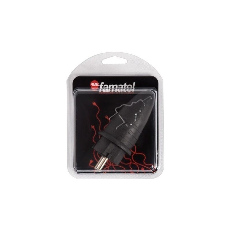 

Clavija Electricidad 100X145X55 16A-250V Tt Goma Termoplastica Negro Famat