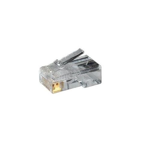 CLAVIJA MACHO PLASTICO RJ45 CAT.6 8 VIAS