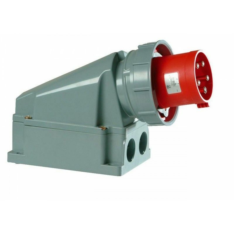 

Clavija mural 3P+neutro+TT 63A 400V IP67 SOLERA 935456